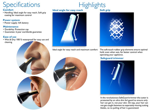PHILIPS NT3100 טרימר להסרת שיער