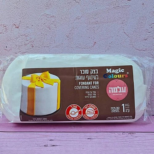 בצק סוכר לבן עלמה  6 ק