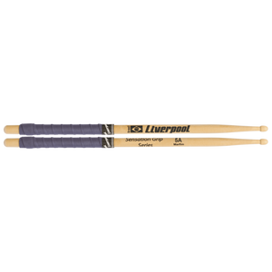 מקלות לתופים אחיזה מיוחדת Sensation Grip Series 5A Wooden Tip - Ivory מבית LIVERPOOL