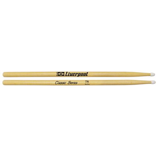 מקלות לתופים Classic Series 7A Nylon Tip מבית LIVERPOOL