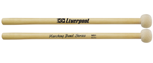 זוג מקלות לתוף מצעד MB1 Mallet marching bass מבית LIVERPOOL