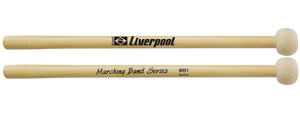 זוג מקלות לתוף מצעד MB1 Mallet marching bass מבית LIVERPOOL