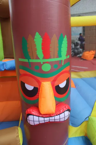 מתנפח לחצר הבית עם קפיצות ומגלשה - הג'ונגל