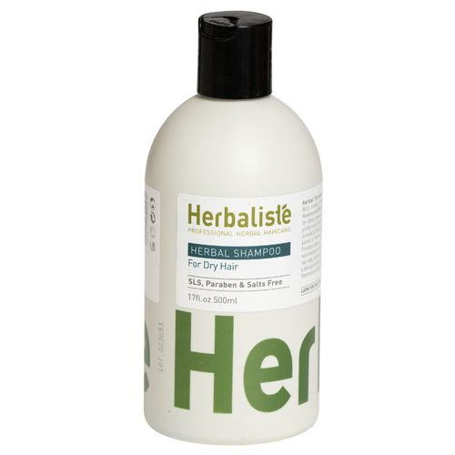 שמפו צמחי לשיער יבש HERBALISTE הרבליסטה 500 מ