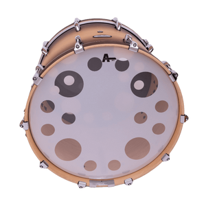 עור לבס "22 (פנימי) 2Ply clear/white מסדרת Orbit מבית ATTACK