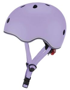 קסדה לפעוטות עם מנגנון התאמה לראש, תאורת LED אחורית, ופתחי אוורור - סגול