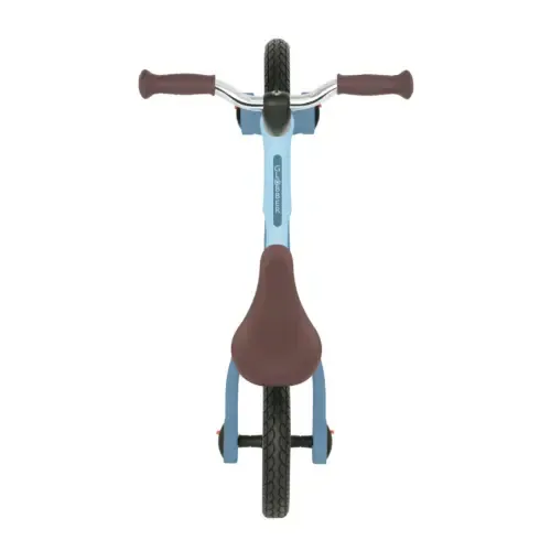 אופני איזון Go Bike Air עם גלגלי גומי מלאי אוויר לנסיעה חלקה, מצבי גובה וידית אחיזה - כחול פסטל