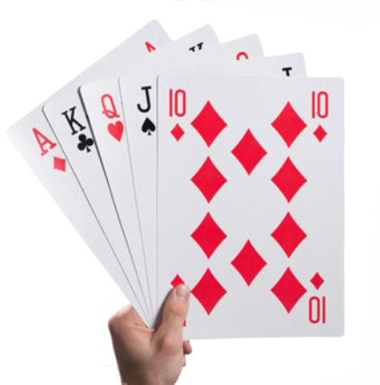 קלפי משחק ענקיים Jumbo cards בגודל A4 