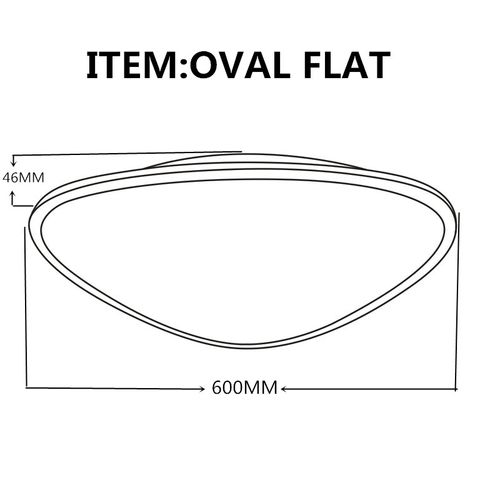 OVAL FLAT