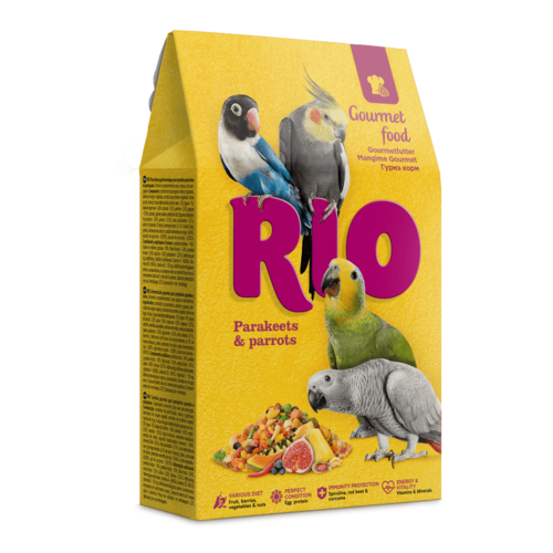 RIO אוכל גורמה עבור קוקטיילים ותוכים גדולים , 250 גרם
