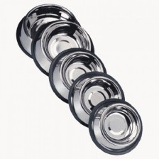 כלי אוכל נירוסטה עם גומי 23 סמ
