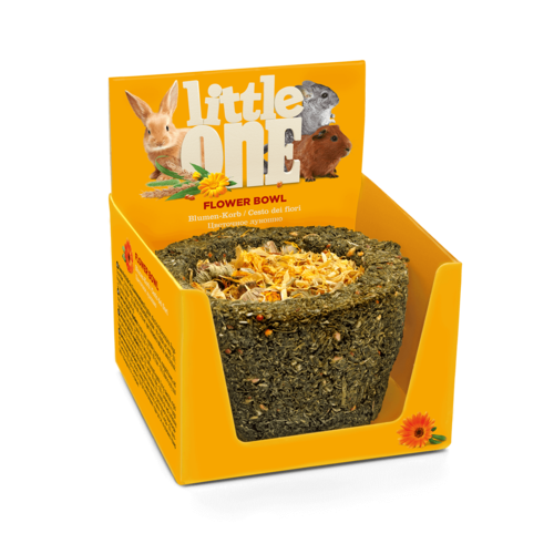 קערת פרח של Little One. צעצוע פינוק לכל היונקים הקטנים, 140 גרם