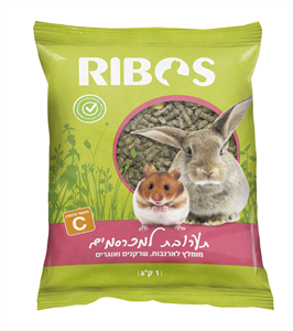 ריבוס תערובת ארוזה למכרסמים 1 ק"ג
