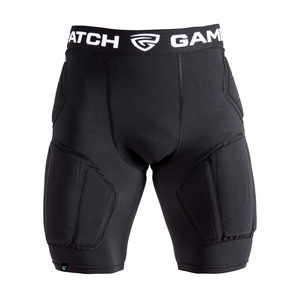 טייץ קצר לשחקני כדורסל עם מיגון - Padded short PRO (שחור)