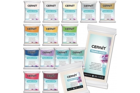חימר פולימרי סרניט 56 גרם CERNIT סדרת TRANSLUCENT