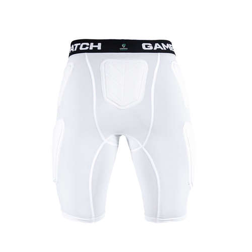 טייץ קצר לשחקני כדורסל עם מיגון - Padded short PRO  (לבן)