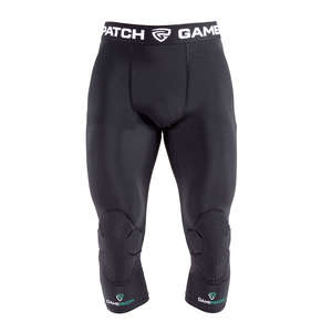 טייץ 3/4 לשחקני כדורסל עם מיגון ברכיים tights with knee padding (שחור)