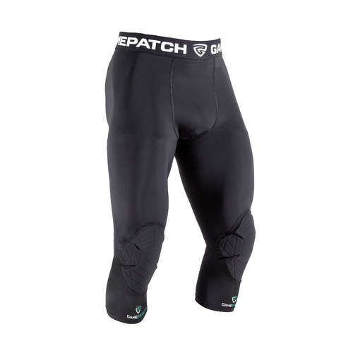 טייץ 3/4 לשחקני כדורסל עם מיגון ברכיים tights with knee padding (שחור)