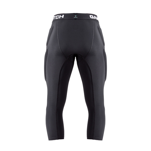 טייץ 3/4 לשחקני כדורסל עם מיגון - Padded 3/4 tights PRO (שחור)