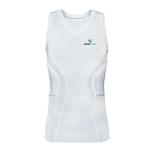 גופיית אימון מרופדת לשחקני כדורסל PRO Padded shirt - PRO (לבנה)