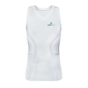 גופיית אימון מרופדת לשחקני כדורסל PRO Padded shirt - PRO (לבנה)