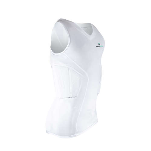 גופיית אימון מרופדת לשחקני כדורסל PRO Padded shirt - PRO (לבנה)