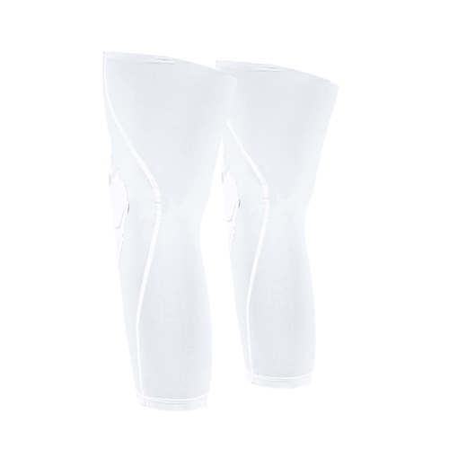 זוג מגיני ברכיים לשחקני כדורסל - Knee pads (לבנים)