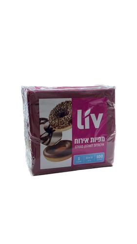 100 מפיות אירוח איכותיות 33*33ס