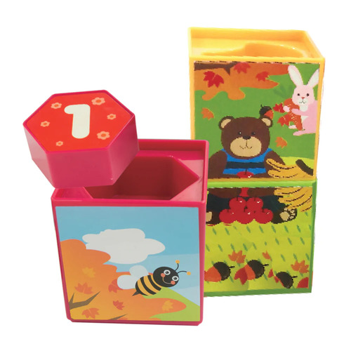 פאזל קוביות והתאם צורה 4 ב-1 IAM