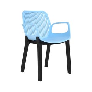 כסא אירוח – דגם אופירה שלד עץ שחור