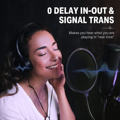 כרטיס קול Livejack Lite EC1344 עם כניסת מיקרופון וכניסת ליין ברזולוציית הקלטה גבוהה מבית DONNER