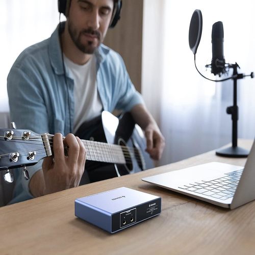 כרטיס קול Livejack Lite EC1344 עם כניסת מיקרופון וכניסת ליין ברזולוציית הקלטה גבוהה מבית DONNER