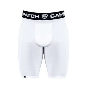 טייץ קצר לשחקני כדורסל - Compression shorts (לבן)