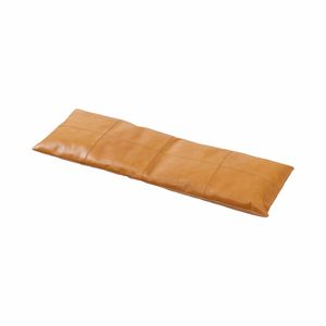 כרית לספסל עור חום תלת מושבי RIB genuine leather