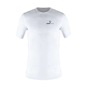 חולצת אימון קצרה לשחקני כדורסל - Compression shirt (לבנה)