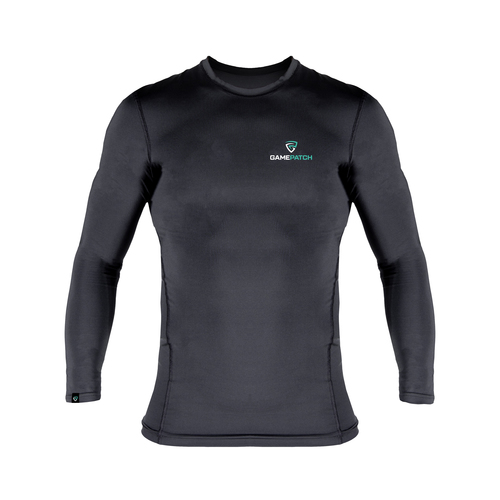 חולצת אימון ארוכה לשחקני כדורסל - Compression shirt (שחורה)