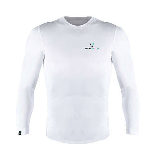 חולצת אימון ארוכה לשחקני כדורסל - Compression shirt (לבנה)
