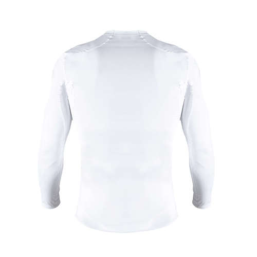 חולצת אימון ארוכה לשחקני כדורסל - Compression shirt (לבנה)
