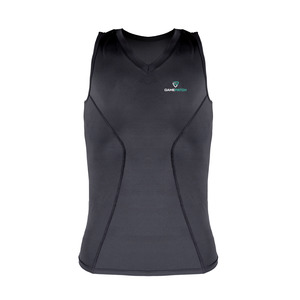 גופיית אימון לשחקני כדורסל - Compression shirt (שחורה)