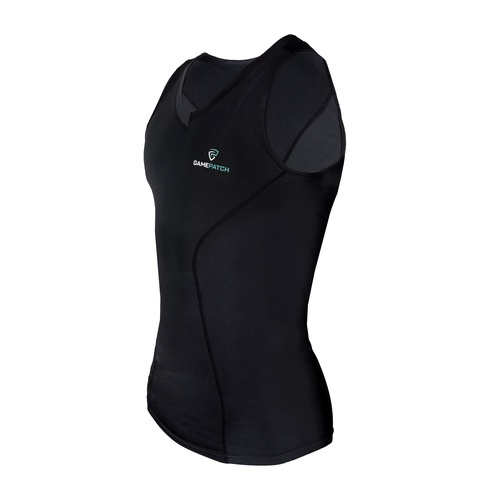 גופיית אימון לשחקני כדורסל - Compression shirt (שחורה)