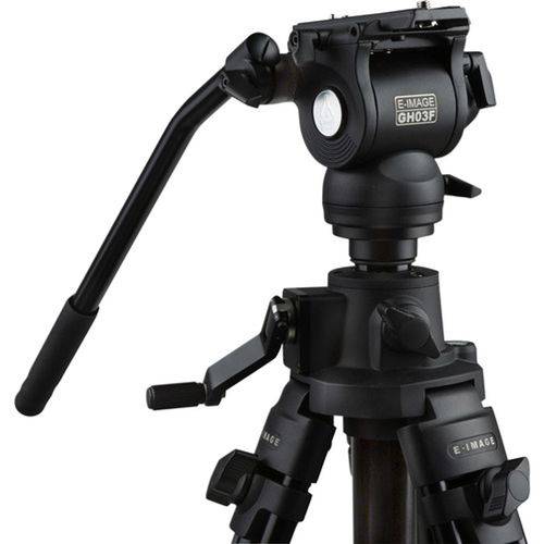 חצובת וידאו גבוהה כוללת ראש E-Image EG03FA3
