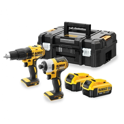 סט אימפקט ומקדחה רוטטת 18V דגם DCK2060M2T מבית DeWalt