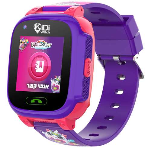 Kidiwatch ריינבוקורן 4G דור 4 שעון טלפון חכם יבואן רשמי