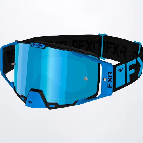 משקפי אבק FXR RACING PILOT תכלת\שחור