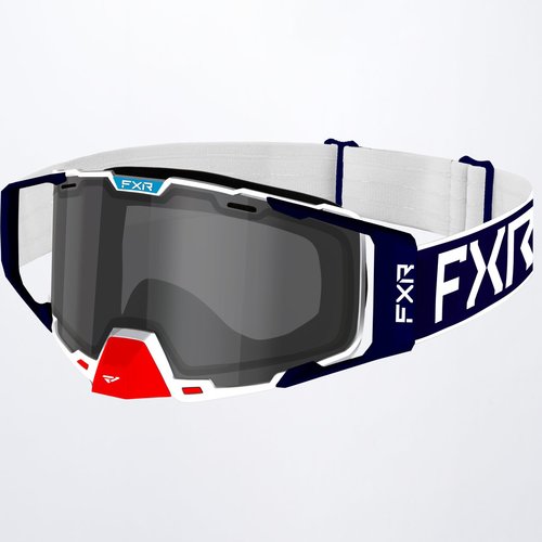 משקפי אבק FXR RACING COMBAT כחול\אדום\לבן