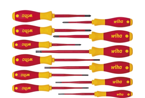 סט מברגים לחשמל Wiha SoftFinish® electric slimFix 