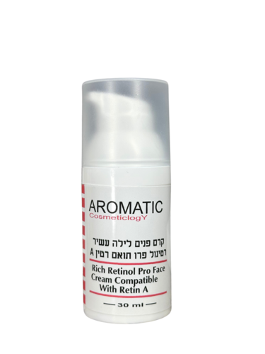 קרם פנים לילה עשיר רטינול פרו 30 מ