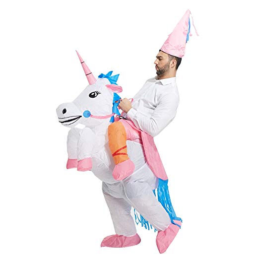 תחפושת מתנפחת למבוגרים ונוער חד קרן *בלעדי* איתה תזכה במקום הראשון