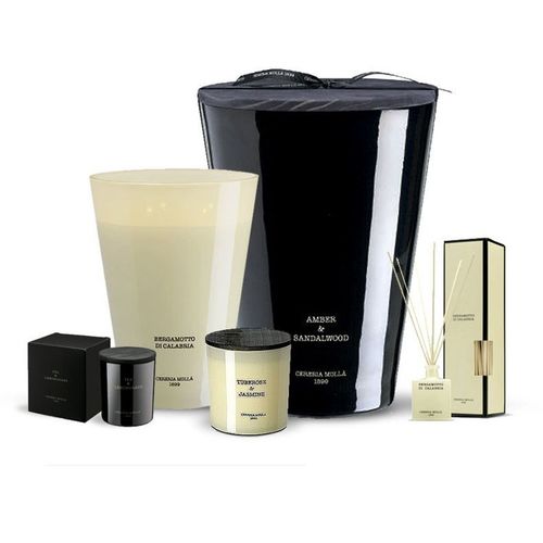 נר בינוני ניחוח Tuberose & Jasmine - שמנת CERERIA MOLLA