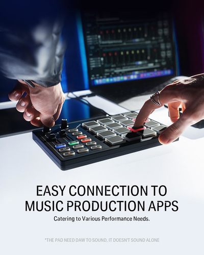 מקלדת מידי פד BEAT עם 16 פדים מאירים EC3305 DPD16 מבית DONNER